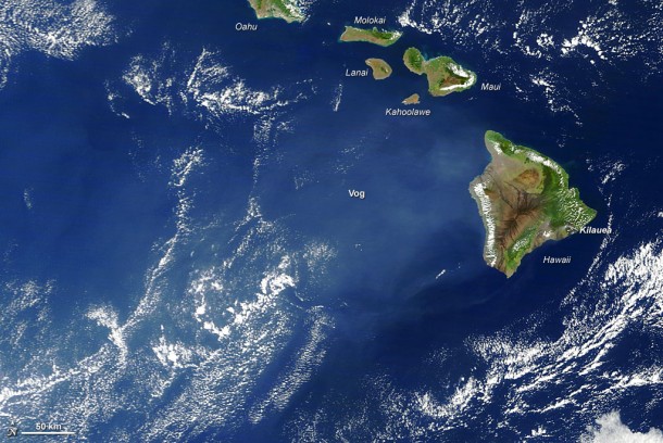 Volcanic Activity at Kilauea, Hawaii. Credit: NASA