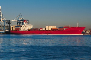 Ships are mandated to carry AIS transponders. Credit: ESA