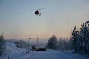 Recovery of the TEXUS 47 payload. Credit: DLR