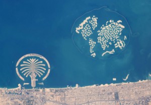Man-made archipelagos near Dubai, United Arab Emirates are featured in this image photographed by an Expedition 22 crew member on the International Space Station. Credit: NASA Man-made archipelagos near Dubai, United Arab Emirates are featured in this image photographed by an Expedition 22 crew member on the International Space Station. Credit: NASA