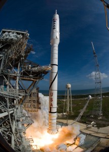 The Ares I-X flight test is the latest in a long line of successful launch projects aided by engineers at NASA's Kennedy Space Center. Credit: NASA The Ares I-X flight test is the latest in a long line of successful launch projects aided by engineers at NASA's Kennedy Space Center. Credit: NASA