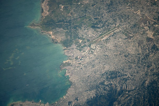 The Port-au-Prince area of Haiti is seen from the International Space Station days after the region was heavily damaged by a magnitude 7.0 earthquake on Jan. 12. Credit: NASA The Port-au-Prince area of Haiti is seen from the International Space Station days after the region was heavily damaged by a magnitude 7.0 earthquake on Jan. 12. Credit: NASA