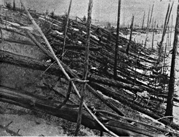 tunguska_kulik_big Tunguska: The Largest Recent Impact Event. Credit: Leonid Kulik Expedition.