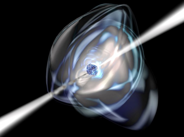 Artist's impression of an anomalous X-ray pulsar. Credit: ESA