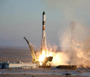 The ISS Progress 36 cargo craft launches from the Baikonur Cosmodrome in Kazakhstan. Image Credit: Roscosmos The ISS Progress 36 cargo craft launches from the Baikonur Cosmodrome in Kazakhstan. Image Credit: Roscosmos