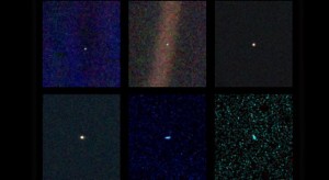 These six narrow-angle color images were made from the first ever 'portrait' of the solar system taken by Voyager 1, which was more than 4 billion miles from Earth and about 32 degrees above the ecliptic. Image credit: NASA/JPL These six narrow-angle color images were made from the first ever 'portrait' of the solar system taken by Voyager 1, which was more than 4 billion miles from Earth and about 32 degrees above the ecliptic. Image credit: NASA/JPL