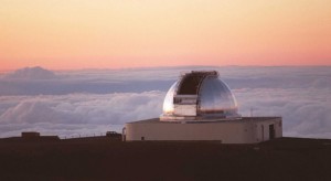 NASA's Infrared Telescope Facility atop Mauna Kea, Hawaii. Copyright Ernie Mastroianni