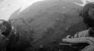 NASA's Mars Exploration Rover Spirit recorded this fisheye view with its rear hazard-avoidance camera after completing a drive during the 2,169th Martian day, or sol, of Spirit's mission on Mars (Feb. 8, 2010). Image credit: NASA/JPL-Caltech NASA's Mars Exploration Rover Spirit recorded this fisheye view with its rear hazard-avoidance camera after completing a drive during the 2,169th Martian day, or sol, of Spirit's mission on Mars (Feb. 8, 2010). Image credit: NASA/JPL-Caltech
