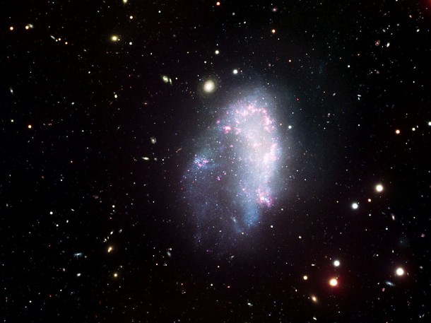 A Dwarf in the Fornax Cluster. Credit: ESO