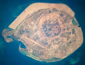 Sir Bani Yas Island is featured in this image photographed by an Expedition 22 crew member aboard the International Space Station. Credit: NASA Sir Bani Yas Island is featured in this image photographed by an Expedition 22 crew member aboard the International Space Station. Credit: NASA
