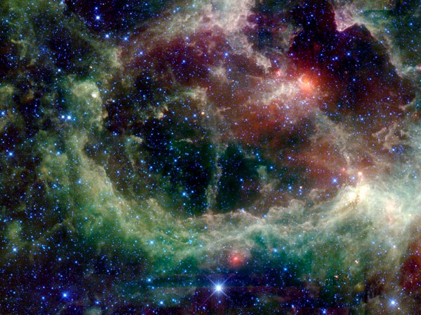 A Mosaic of Cassiopeia. Credit: NASA/JPL-Caltech/UCLA A Mosaic of Cassiopeia. Credit: NASA/JPL-Caltech/UCLA