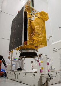 COMS is fitted with payloads for meteorology applications, ocean observation and telecommunications, which will be operated from the South Korean satellite’s geostationary orbital position. COMS is fitted with payloads for meteorology applications, ocean observation and telecommunications, which will be operated from the South Korean satellite’s geostationary orbital position.
