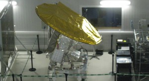 NASA's Aquarius instrument at INVAP's satellite integration facility in Bariloche, Argentina.