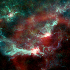 Planck image of a region in the Orion Nebula Planck image of a region in the Orion Nebula