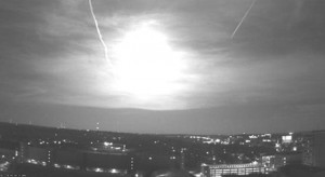 A fireball over Wisconsin. Image credit: University of Wisconsin - AOS/SSEC A fireball over Wisconsin. Image credit: University of Wisconsin - AOS/SSEC