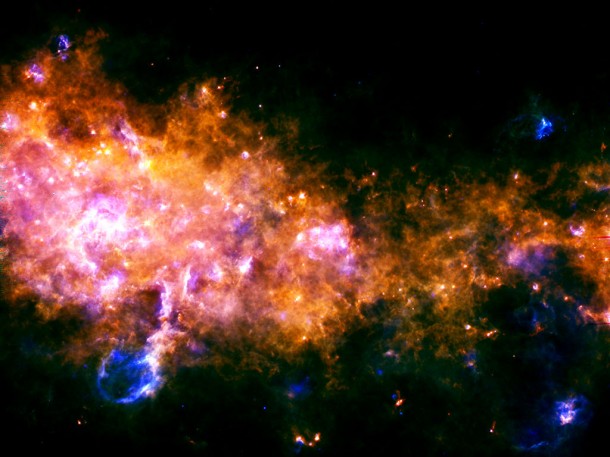The Eagle Constellation. Credits: ESA/Hi-GAL Consortium