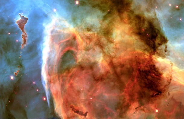 Light and Shadow in the Carina Nebula. Credit: NASA/ESA, The Hubble Heritage Team (AURA/STScI) Light and Shadow in the Carina Nebula. Credit: NASA/ESA, The Hubble Heritage Team (AURA/STScI)