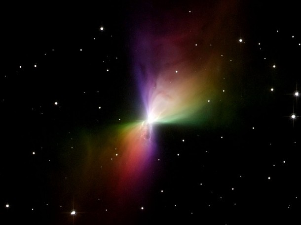 Hubble Catches Scattered Light from the Boomerang Nebula. Credit: NASA, ESA and The Hubble Heritage Team STScI/AURA) Hubble Catches Scattered Light from the Boomerang Nebula. Credit: NASA, ESA and The Hubble Heritage Team STScI/AURA)
