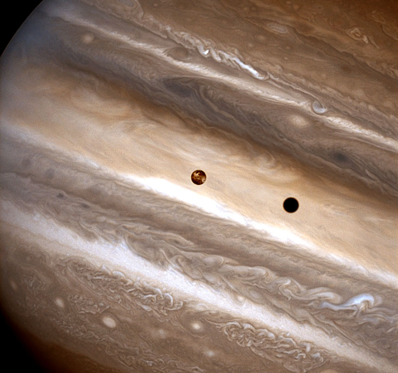 Picture of the Day Io Transit of Jupiter International Space Fellowship