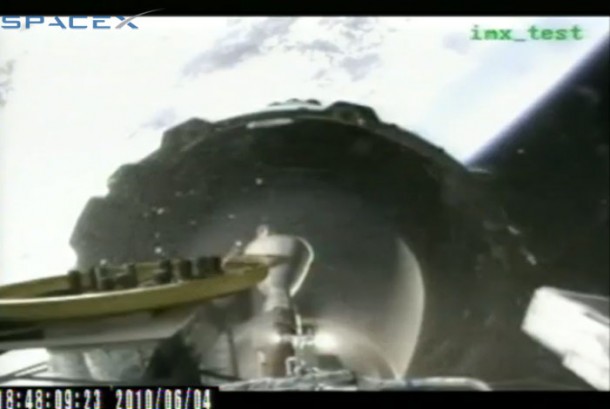 Second Stage Separation. Credit: SpaceX Second Stage Separation. Credit: SpaceX