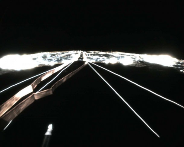 Second stage deployment completion taken by a monitor camera. Credit: JAXA Second stage deployment completion taken by a monitor camera. Credit: JAXA