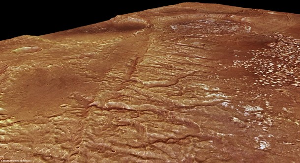 Perspective view of the Magellan Crater. Credit: ESA Perspective view of the Magellan Crater. Credit: ESA