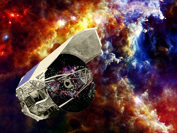 ESA’s Herschel infrared observatory has an unprecedented view on the cold universe, bridging the gap between what can be observed from the ground and earlier infrared space missions. Infrared radiation can penetrate the gas and dust clouds that hide objects from optical telescopes, looking deep into star-forming regions. Credits: ESA - C. Carreau ESA’s Herschel infrared observatory has an unprecedented view on the cold universe, bridging the gap between what can be observed from the ground and earlier infrared space missions. Infrared radiation can penetrate the gas and dust clouds that hide objects from optical telescopes, looking deep into star-forming regions. Credits: ESA - C. Carreau