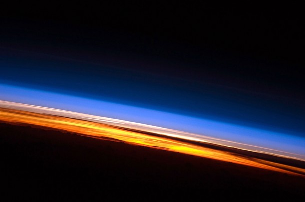 Sunset Seen from the International Space Station. Credit: NASA