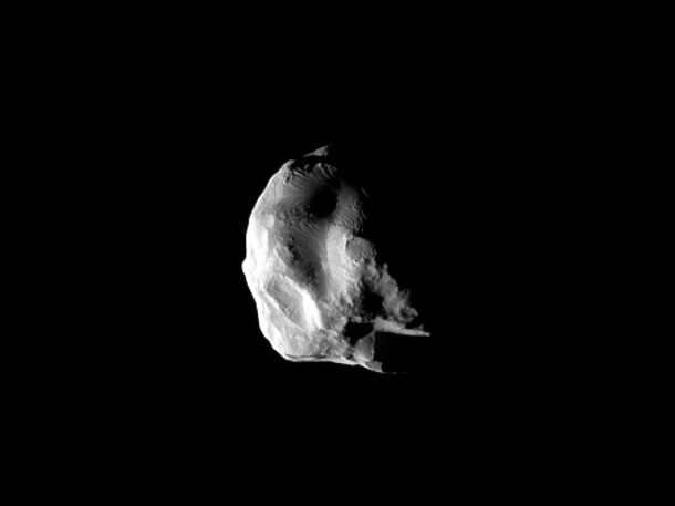 Closest View of Saturns Moon Helene. Credit: NASA/JPL/Space Science Institute Closest View of Saturns Moon Helene. Credit: NASA/JPL/Space Science Institute