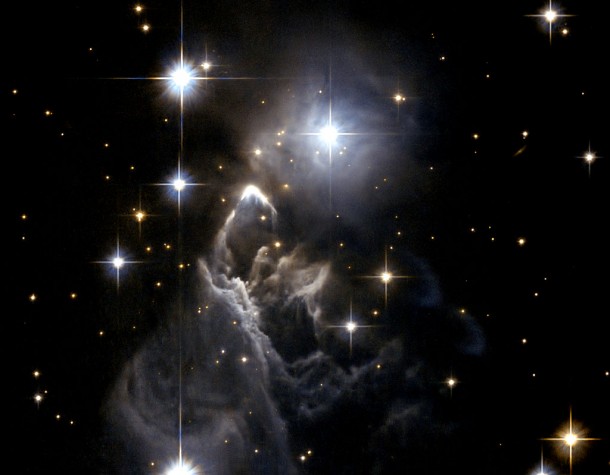 A Lucky Observation of an Enigmatic Cloud. Credit: NASA/ESA