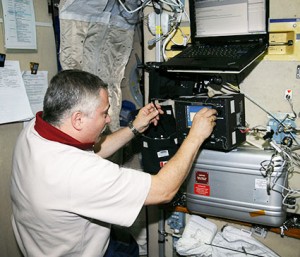 160328main_iss024e008617_small Cosmonaut and Flight Engineer Fyodor Yurchikhin works inside the Zvezda service module. Credit: NASA