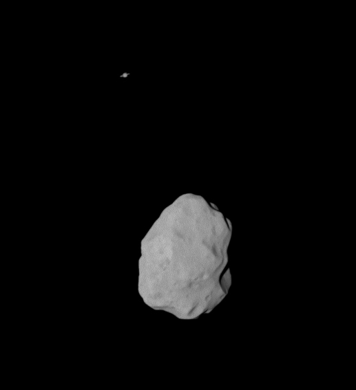 Lutetia and Saturn Lutetia and Saturn