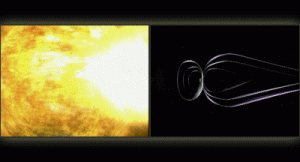 Effect of extreme solar activity on Earth's magnetosphere Effect of extreme solar activity on Earth's magnetosphere