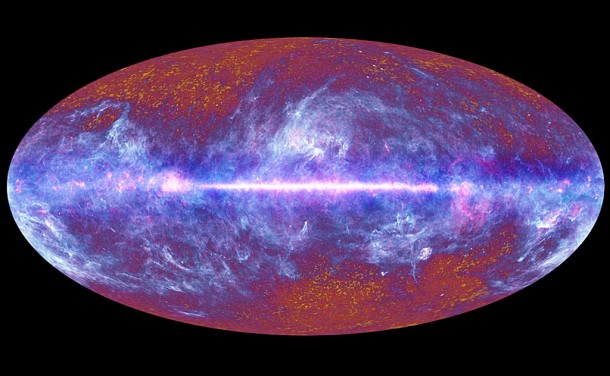 The microwave sky as seen by Planck. Credits: ESA/ LFI & HFI Consortia The microwave sky as seen by Planck. Credits: ESA/ LFI & HFI Consortia