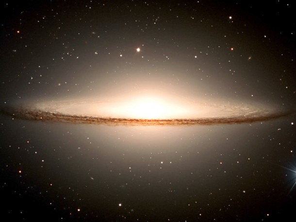 Fine Shades of a Sombrero. Credit: ESO