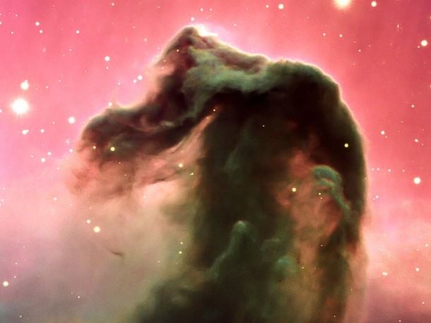A reproduction of a composite colour image of the Horsehead Nebula and its immediate surroundings. Credit: ESO A reproduction of a composite colour image of the Horsehead Nebula and its immediate surroundings. Credit: ESO