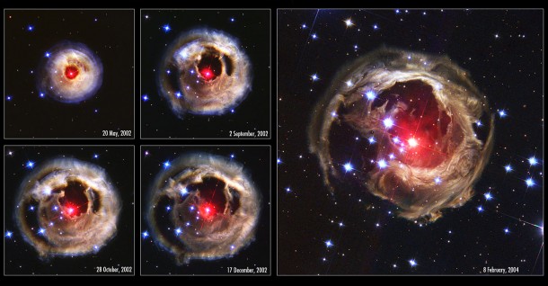 A Mysterious Erupting Star. Credit: NASA, ESA and the Hubble Heritage Team (AURA/STScI)