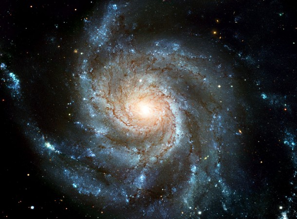 This Hubble image reveals the gigantic Pinwheel Galaxy (M101), one of the best known examples of "grand design spirals," and its supergiant star-forming regions in unprecedented detail. Astronomers have searched galaxies like this in a hunt for the progenitors of Type Ia supernovae, but their search has turned up mostly empty-handed. Credit: NASA/ESA This Hubble image reveals the gigantic Pinwheel Galaxy (M101), one of the best known examples of "grand design spirals," and its supergiant star-forming regions in unprecedented detail. Astronomers have searched galaxies like this in a hunt for the progenitors of Type Ia supernovae, but their search has turned up mostly empty-handed. Credit: NASA/ESA