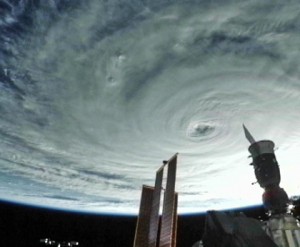 Hurricane Danielle is seen from the International Space Station on Friday. Credit: NASA TV Hurricane Danielle is seen from the International Space Station on Friday. Credit: NASA TV