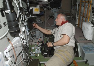 Expedition 24 Flight Engineer Fyodor Yurchikhin works with High Definition Video camera equipment in the Zvezda service module of the International Space Station. Credit: NASA Expedition 24 Flight Engineer Fyodor Yurchikhin works with High Definition Video camera equipment in the Zvezda service module of the International Space Station. Credit: NASA