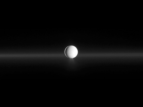 Enceladus and Saturn's G Ring. Credit: NASA/JPL/Space Science Institute Enceladus and Saturn's G Ring. Credit: NASA/JPL/Space Science Institute