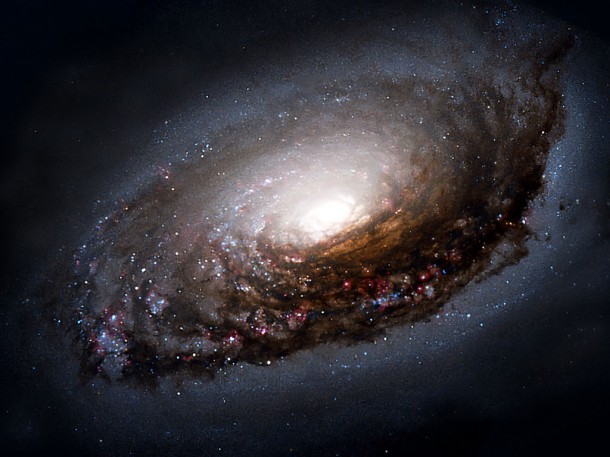 Dust Around the Black Eye Galaxy. Credit: NASA and The Hubble Heritage Team (AURA/STScI) Dust Around the Black Eye Galaxy. Credit: NASA and The Hubble Heritage Team (AURA/STScI)