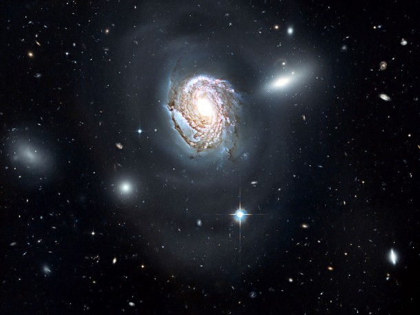 An "Island Universe" in the Coma Cluster. Credit: NASA, ESA, and the Hubble Heritage Team (STScI/AURA) An "Island Universe" in the Coma Cluster. Credit: NASA, ESA, and the Hubble Heritage Team (STScI/AURA)