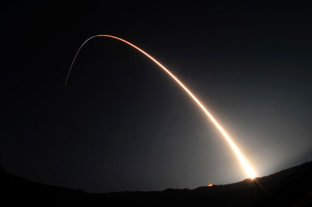 Team Vandenberg launched a Minotaur IV rocket at 9:41 p.m. Saturday, Sept. 25, 2010, from Space Launch Complex-8 here.The Minotaur IV launched the Space-Based Space Surveillance satellite, a first-of-its-kind satellite that can detect and track orbiting space objects from space. Credit: U.S. Air Force /Senior Airman Andrew Lee Team Vandenberg launched a Minotaur IV rocket at 9:41 p.m. Saturday, Sept. 25, 2010, from Space Launch Complex-8 here.The Minotaur IV launched the Space-Based Space Surveillance satellite, a first-of-its-kind satellite that can detect and track orbiting space objects from space. Credit: U.S. Air Force /Senior Airman Andrew Lee