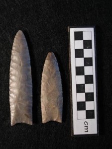 These are Clovis Points.  Credit: David Meltzer