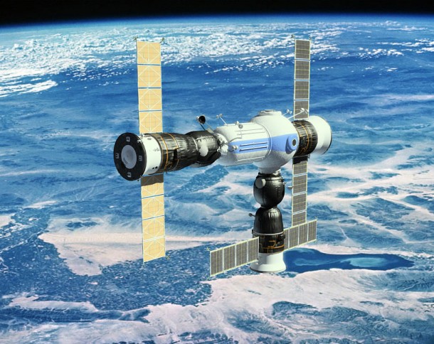 Artist impression of the proposed Commercial Space Station. Credit: Orbital Technologies.