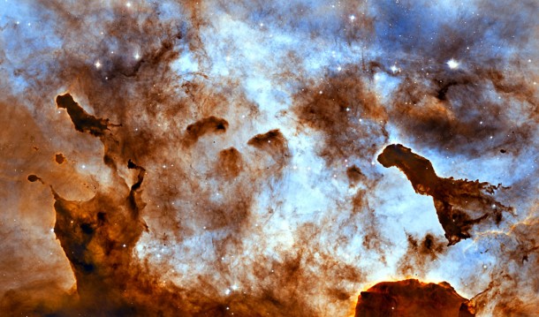 Dust Pillars in the Carina Nebula. Credit: NASA, ESA, and the Hubble Heritage Project (STScI/AURA) Dust Pillars in the Carina Nebula. Credit: NASA, ESA, and the Hubble Heritage Project (STScI/AURA)