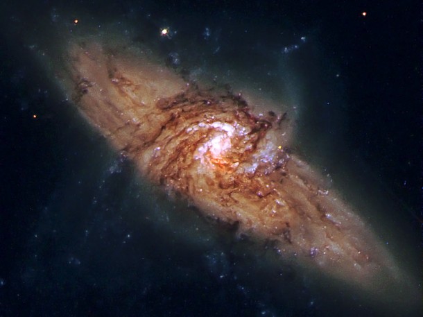 Galactic Silhouettes. Credit: NASA/ESA and The Hubble Heritage Team STScI/AURA) Galactic Silhouettes. Credit: NASA/ESA and The Hubble Heritage Team STScI/AURA)