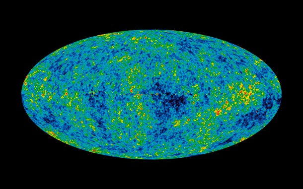 This image is the detailed, all-sky picture of the infant universe created from seven years of WMAP data. The image reveals 13.7 billion year old temperature fluctuations (shown as color differences) that correspond to the seeds that grew to become the galaxies. Credit: NASA This image is the detailed, all-sky picture of the infant universe created from seven years of WMAP data. The image reveals 13.7 billion year old temperature fluctuations (shown as color differences) that correspond to the seeds that grew to become the galaxies. Credit: NASA