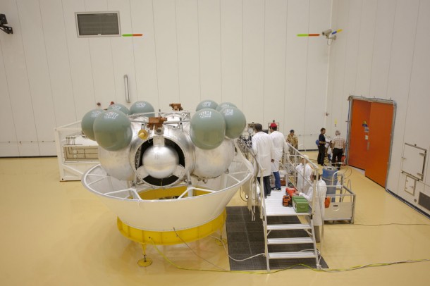 Construction of the new Soyuz launch facility at the Guiana Space Centre (Centre Spatial Guyanais – CSG), Europe’s Spaceport in French Guiana. Credits: ESA - S. Corvaja, 2010 Construction of the new Soyuz launch facility at the Guiana Space Centre (Centre Spatial Guyanais – CSG), Europe’s Spaceport in French Guiana. Credits: ESA - S. Corvaja, 2010